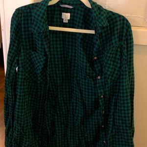 Green & Black Flannel